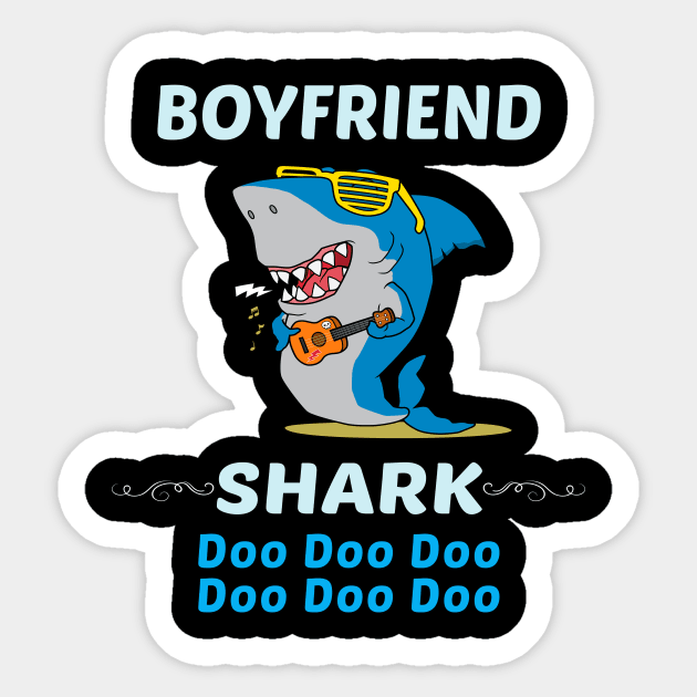 Family Shark 2 BOYFRIEND Sticker by blakelan128